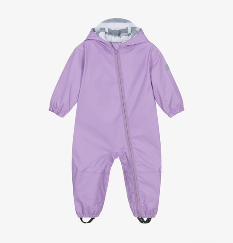 Hatley lilac rain puddle suit - lilac,