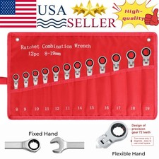 8/12pcs Ratchet Spanner Set