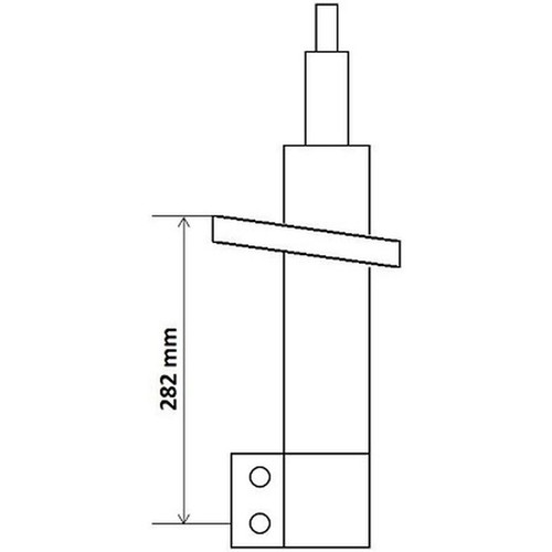 Shock absorbers - 2x, (pair)