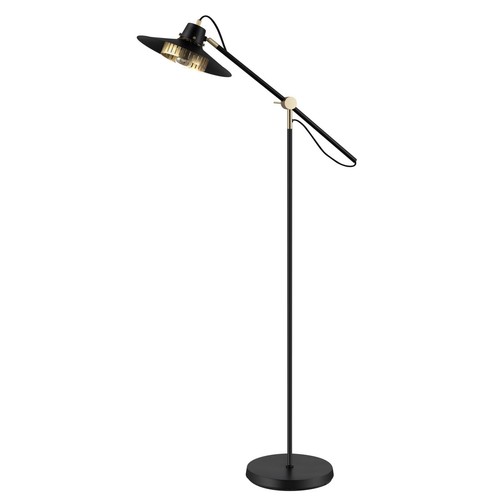 Floor lamp black - black, industrial