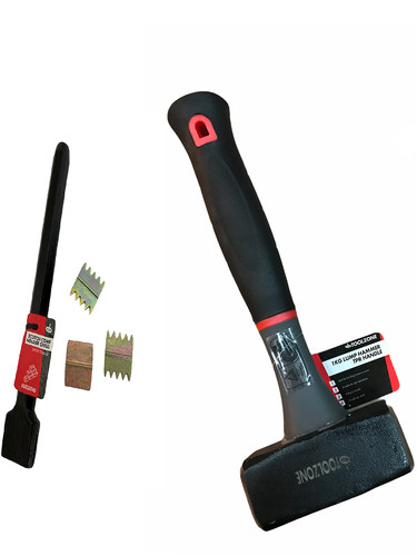 Scutch chisel lump hammer - scutch,