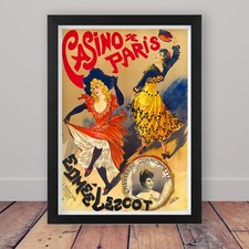 Casino de Paris by Georges de Feure Vintage Art Nouveau Poster Print Wall Art