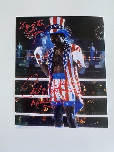 Carl weathers person signed - in,