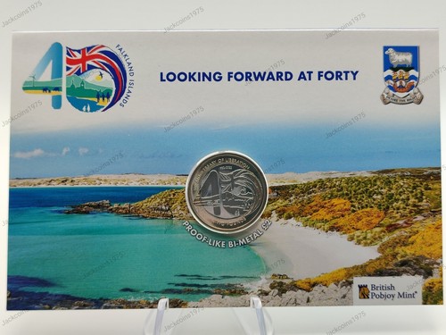 2022 metal 2 coin - metal, £2