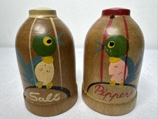 Vintage Wooden Salt And Pepper