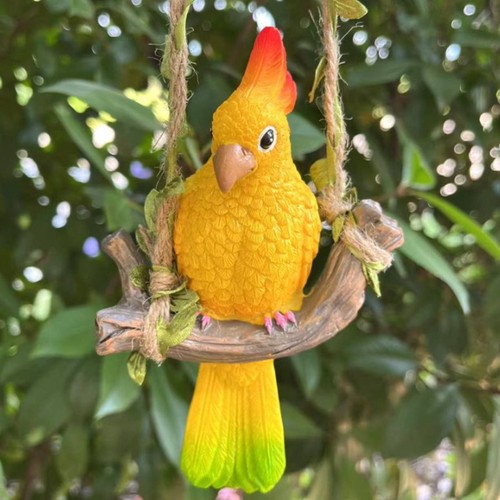 Parrot swing ornament - swing,