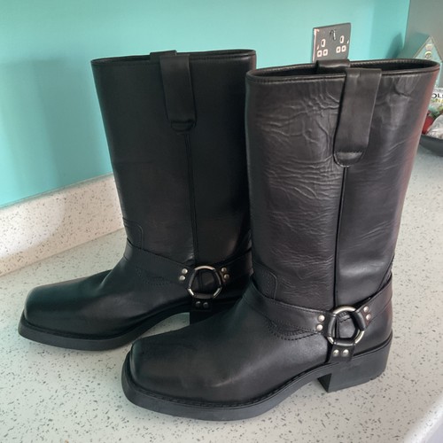 Mens biker harley boots - mens,