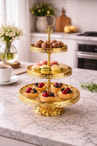 Tier gold dessert - tier,