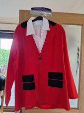 Red Teddy Boy Jacket White Bib And Wig