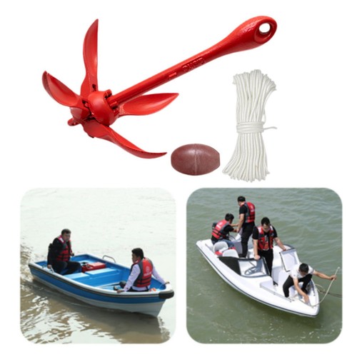 Folding grapnel boat - grapnel,