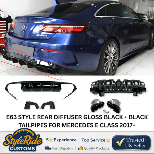 E63 style rear diffuser - style,