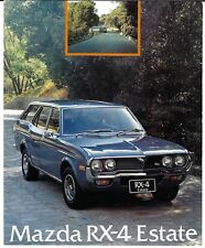 Mazda RX-4 Estate 2.6 1974-76 UK Market Foldout Sales Brochure