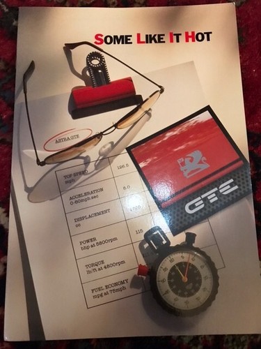 Vauxhall astra gte brochure - gte,