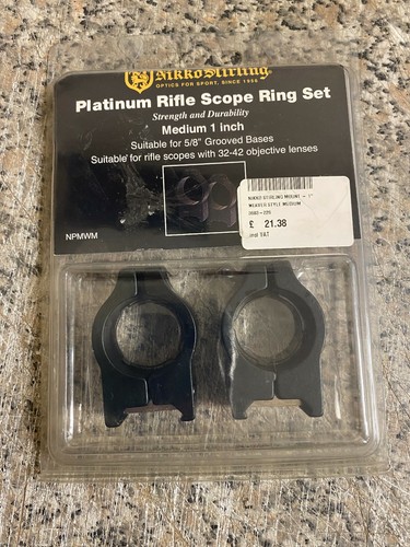 Nikko stirling scope ring set - nikko,