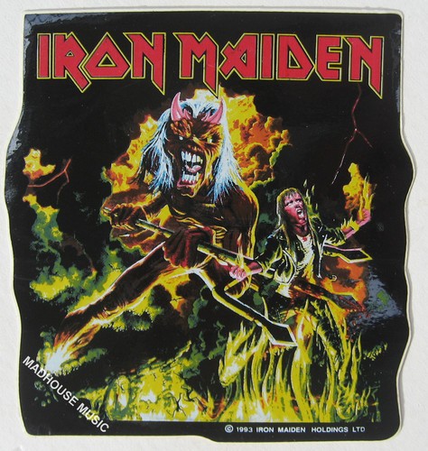 Iron maiden sticker hallowed - iron,