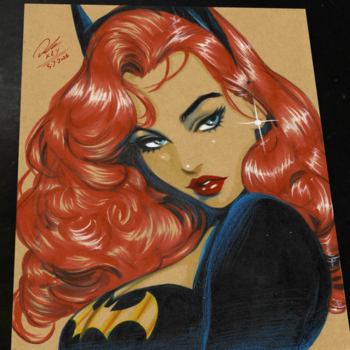 Batgirl art print - batgirl, signed