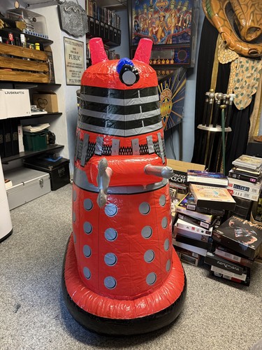 Doctor who red inflatable - who,