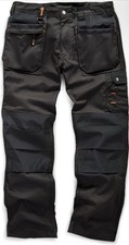 Scruffs Men’s Black Worker Utility Trousers Size W38 Short