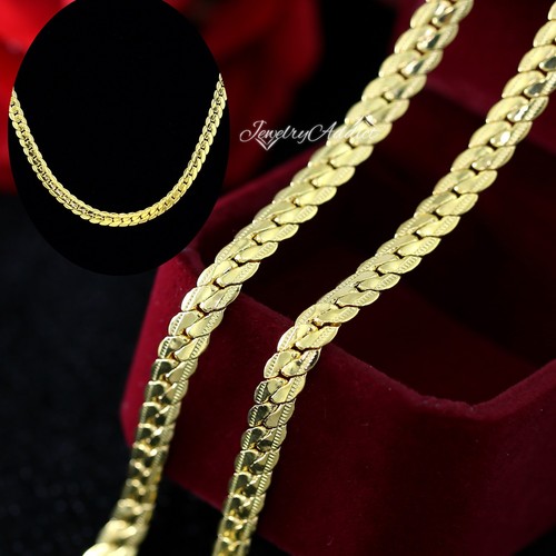 24ct gold filled flat curb - filled,