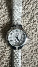 Designer Diamond Luxury Ladies Watch - Philip Stein Classic Round 16 In White