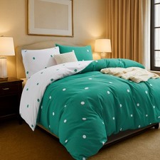 Reversible Duvet Cover Quilt Cover Luxury Bedding Set Single Double King Size