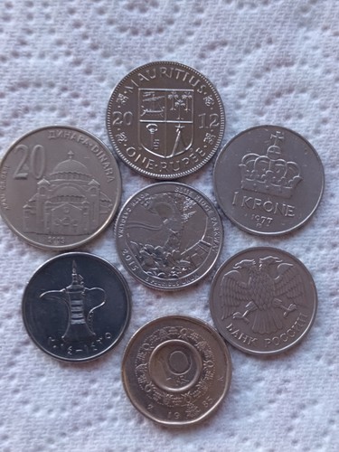 Selection foreign coins - foreign, coins.