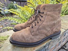 Sanders KELSO WAXED SUEDE BOOTS . EXCELLENT CONDITION  SIZE 9UK.