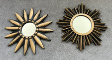 2x Small Round Vintage Style