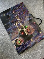 Harrods D&G Paper Shopping Bag                                    Large Size