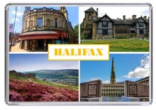Halifax Yorkshire Fridge Magnet 01