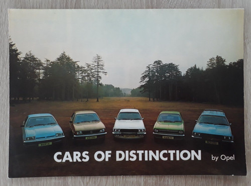 Opel range brochure 1976 - opel,