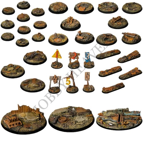 Kromlech junk city resin bases - kromlech,