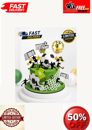 Pcs football cake - 28,