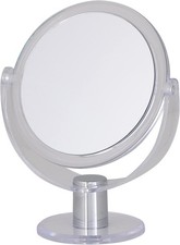 Bath Bliss Double Sided Swivel Vanity Mirror 10X Magnifying Tabletop