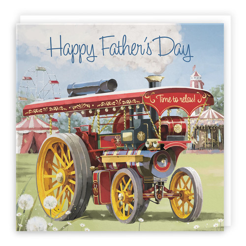 Vintage traction engine - vintage,