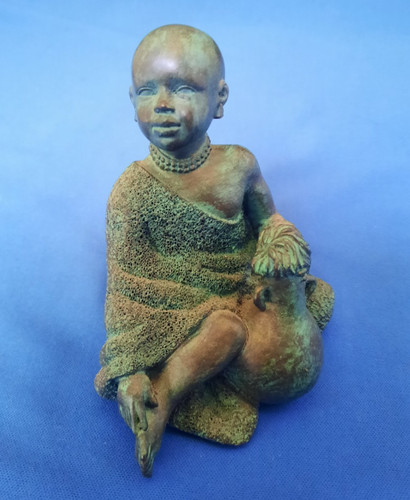 Vintage resin tribal - tribal, child