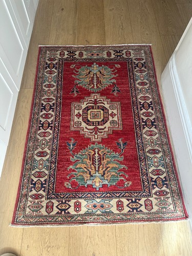 Hand woven 100 wool pile - 100%, rug
