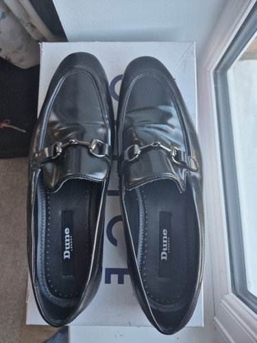Dune men leather shoes - leather, black