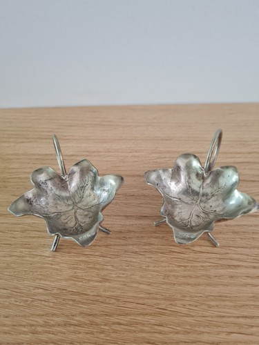 Vintage pair silver toned - of,