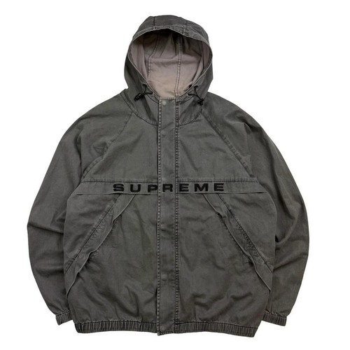 Supreme overdyed twill hooded - supreme,