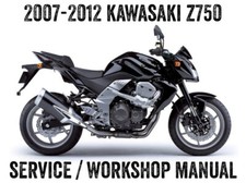 2007-2012 Kawasaki Z750 Z 750