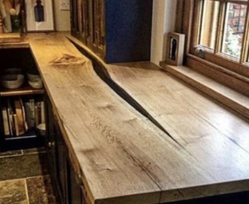 Solid oak walnut worktop - oak,