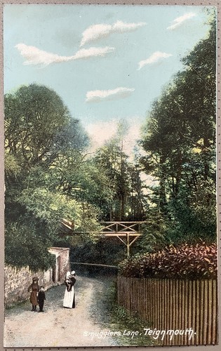 Teignmouth smugglers lane 1907 - teignmouth,