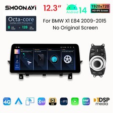 Touch Screen 8GB+128GB Car Stereo DAB WIFI For BMW X1 E84 Wireless Carplay