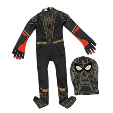 Adult Kids Spiderman Cosplay Party Fancy Dress Boys Hero Costume Jumpsuit+Mask