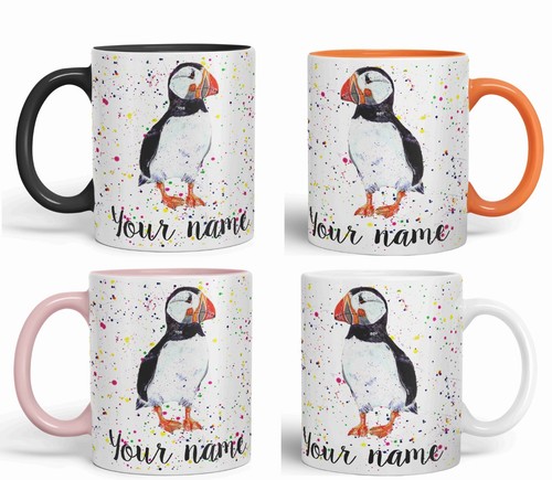 Personalised name puffin - name,