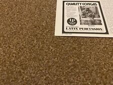 JBF50 ADVERT 5X5 LATIN PERCUSSION CONGA DRUMS - POTATO