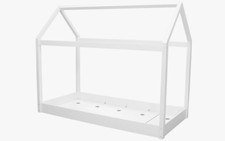 3FT Single House Bed White