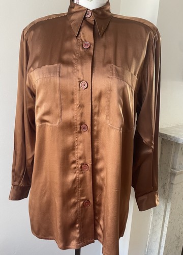 Vintage 1980 tan brown rust - 1980's,