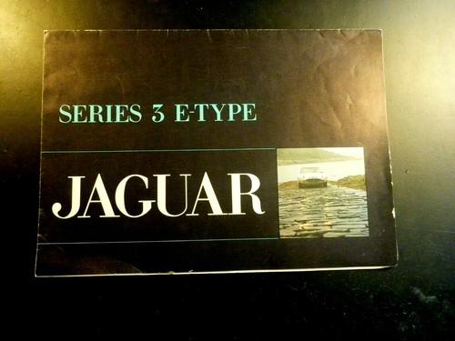 Jaguar v12 type catalogue - v12, e